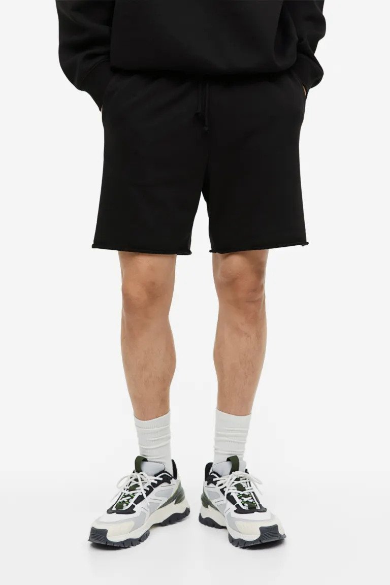 Regular Fit Sweatshorts-0967417038