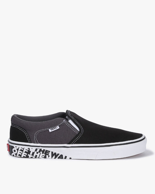 Asher Typographic Print Slip-On Sneaker-71002757