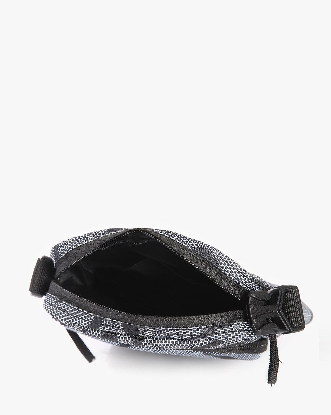 Logo Print Crossbody Bag with Detachable Strap-Dq5738-010