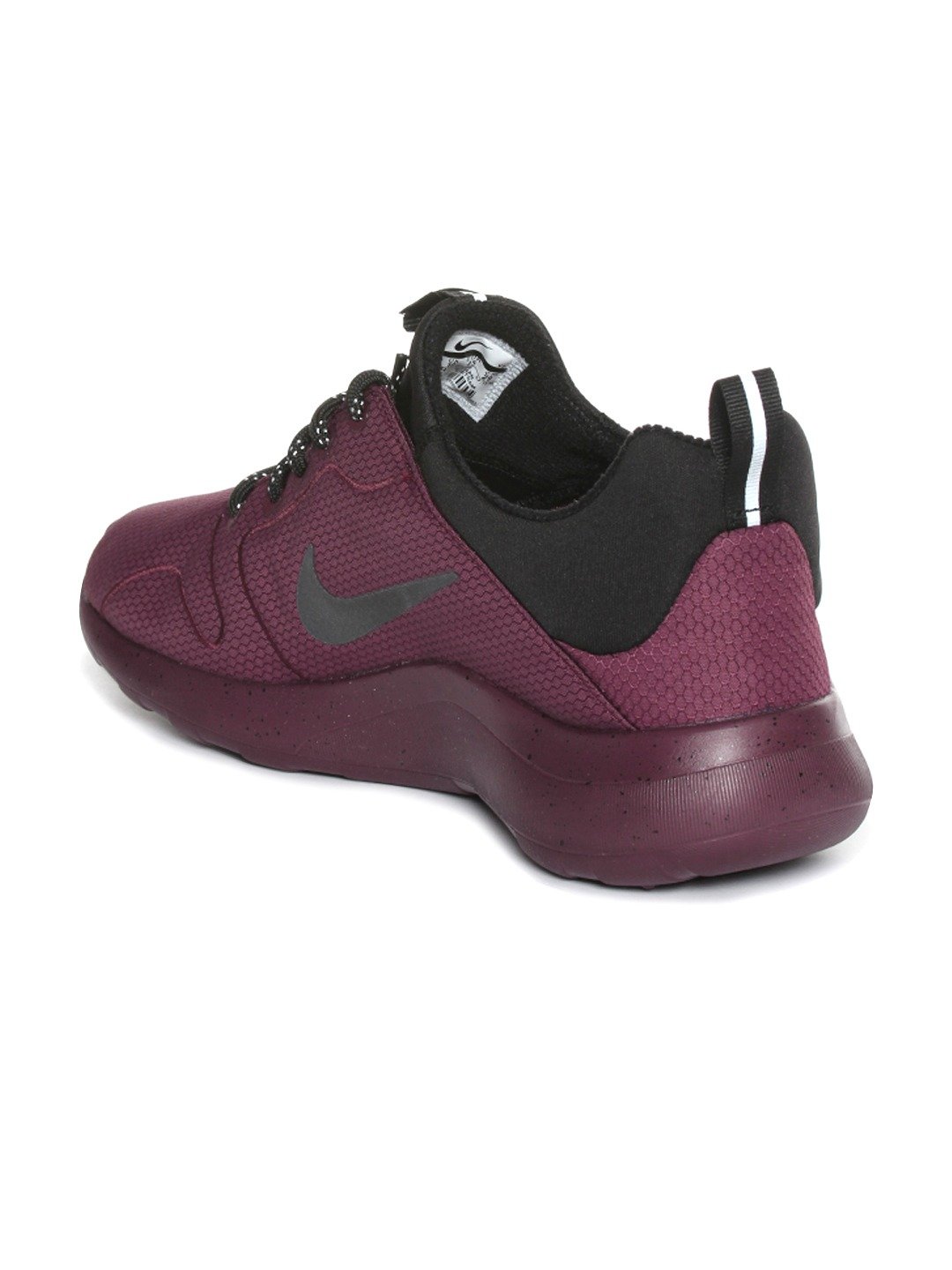 Men Burgundy Kaishi 2.0 SE Woven Regular Sneakers - Discount Store