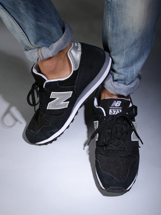 Men Black 373 Sneakers - Discount Store