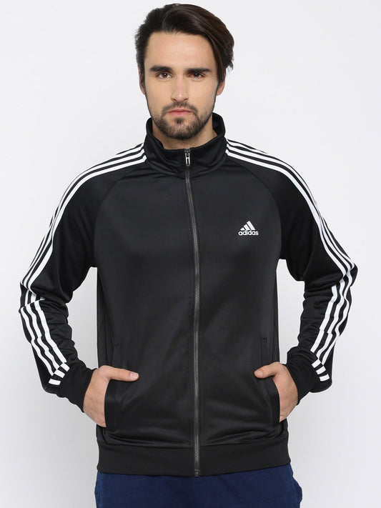 Men Black Solid Sweatshirt - Discount Store