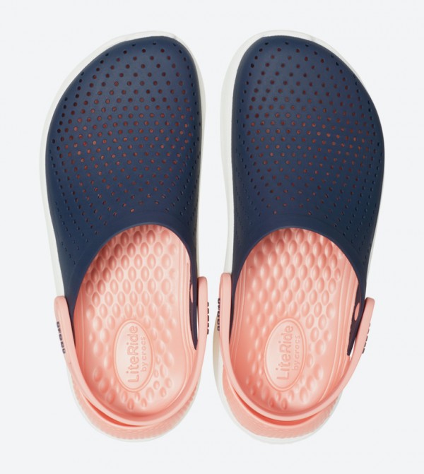 Literide Cutouts Details Round Toe Clog --204592-4jg