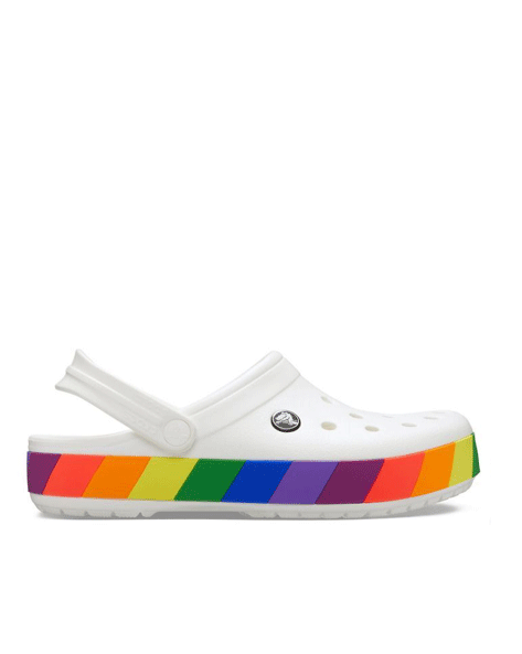 Crocband fashion rainbow clog