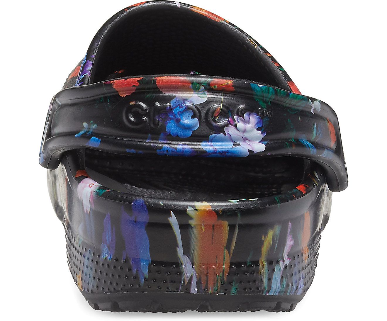 Classic Printed Floral Black/Multi Unisex Clog-206376-0c4