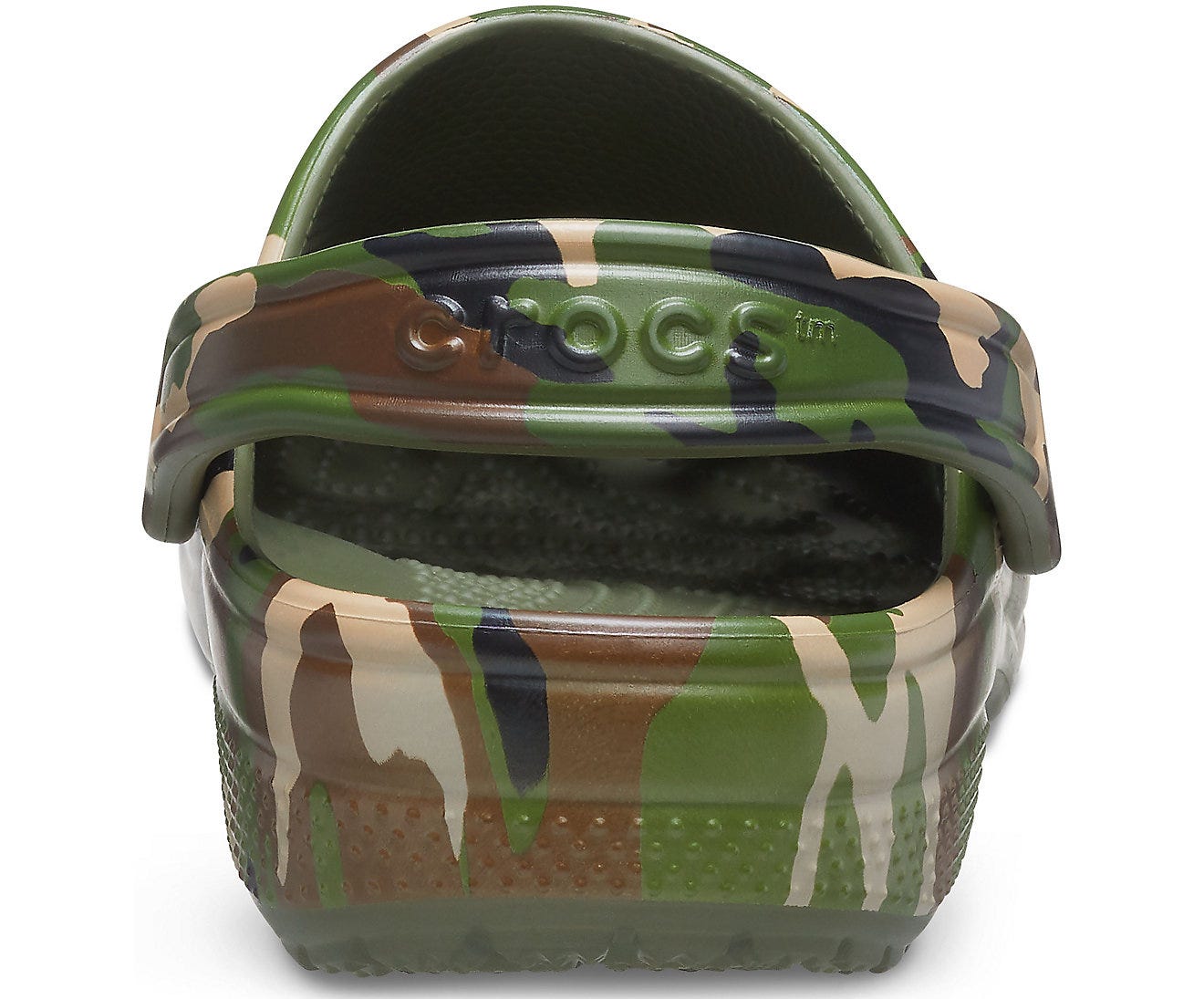 CLASSIC PRINTED CAMO ARMY GREEN/MULTI UNISEX CLOG-206454-3tc