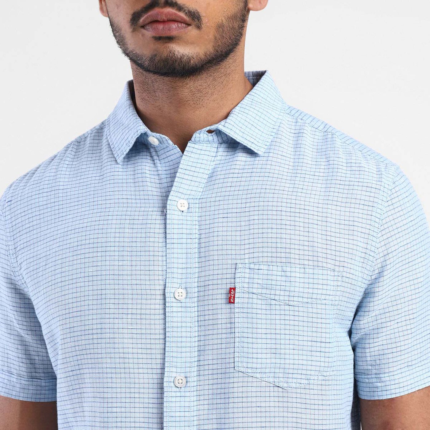 SHORT SLEEVE SUNSET POCKET SHIRT-28544-0084
