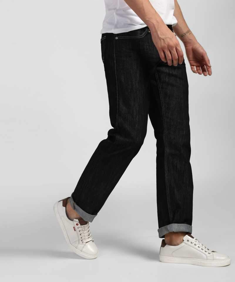 Regular Men Black Jeans-47482-0020 - Discount Store