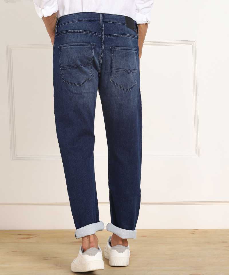 Slim Men Blue Jeans-59224-0055