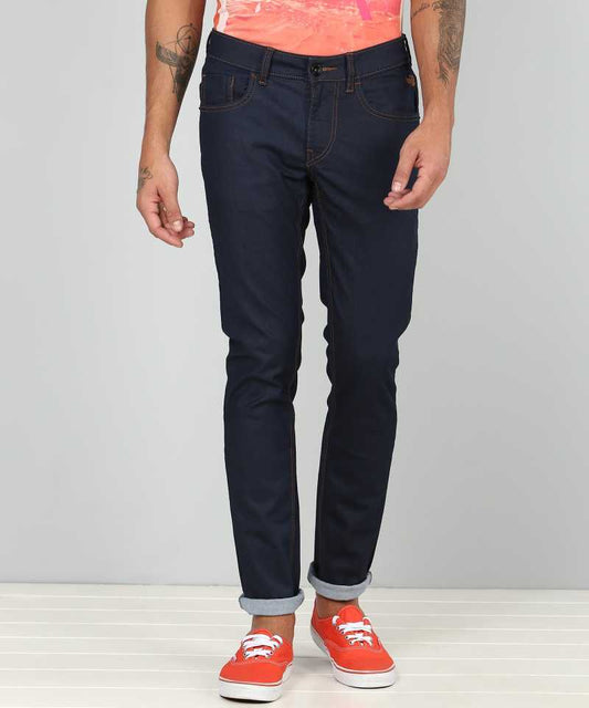 Slim Men Dark Blue Jeans-FMJNE0173