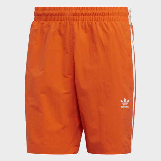 3-STRIPES SWIM SHORTS ORANGE - Discount Store