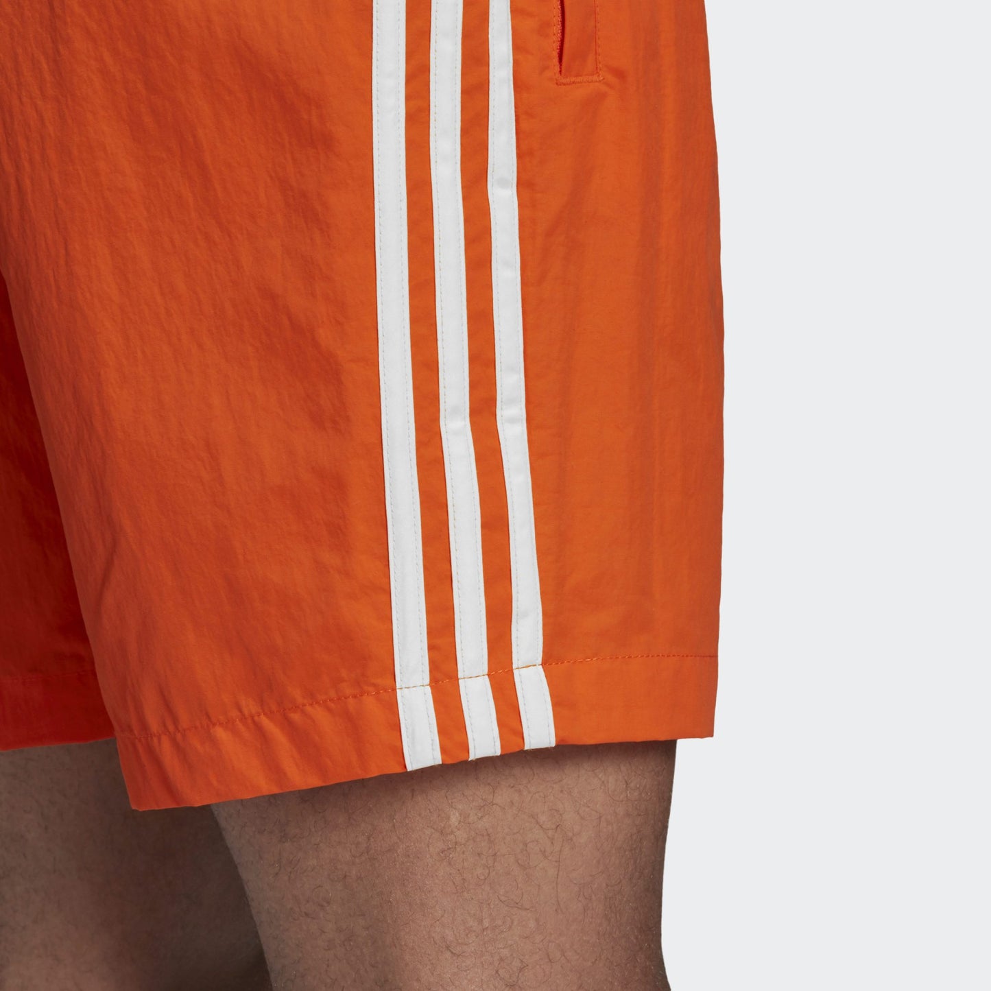 3-STRIPES SWIM SHORTS ORANGE - Discount Store