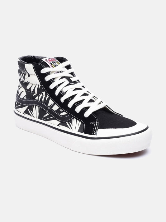 Unisex Black Printed Sneakers-71002857