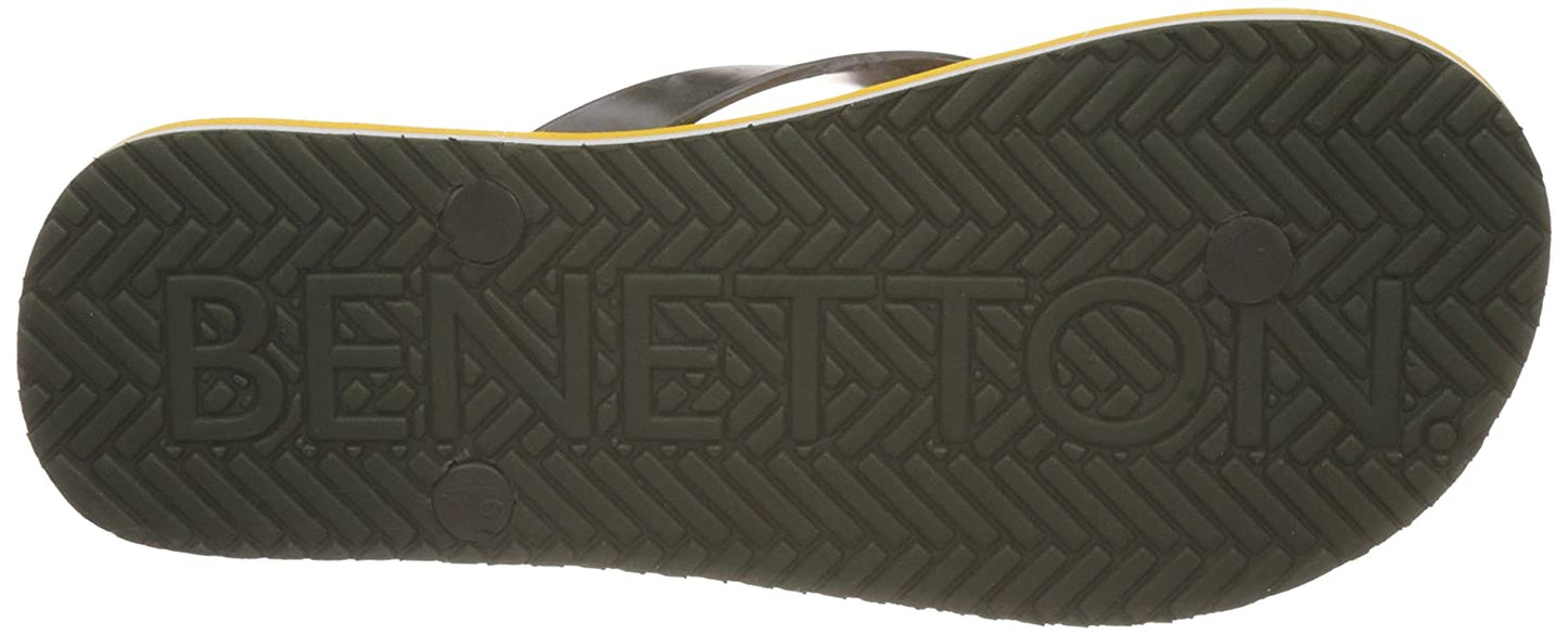BENETON YELLOW/OLIVE SANDAL