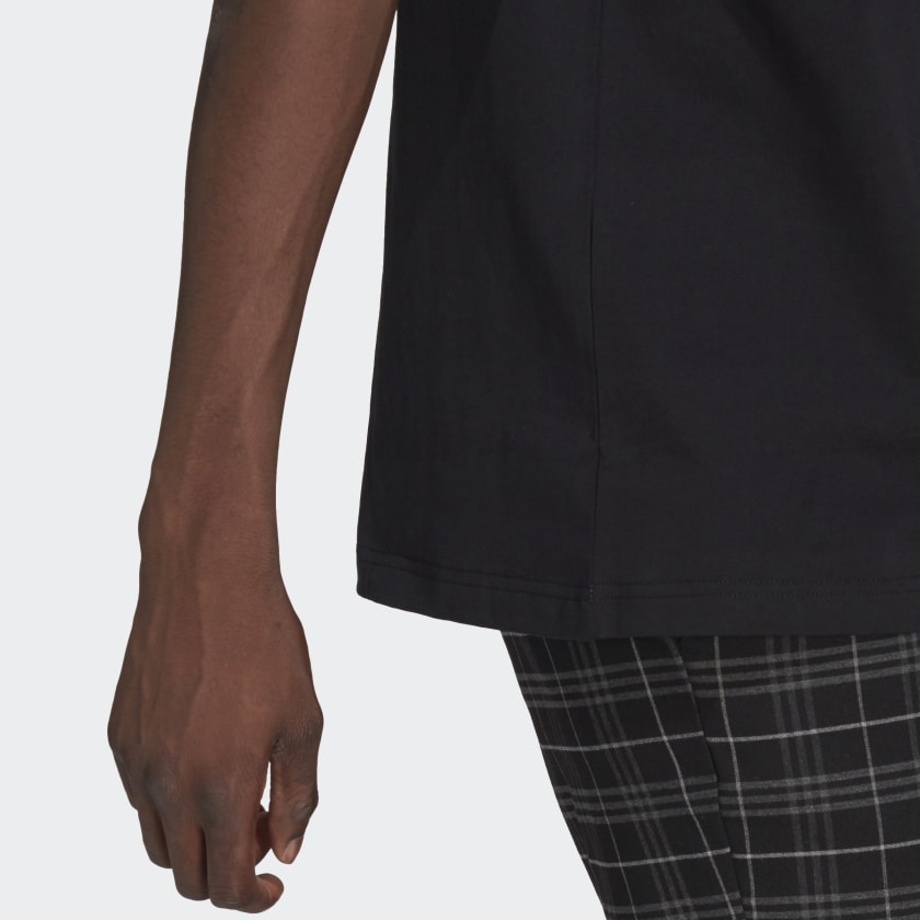 ADICOLOR SLICED TREFOIL BOXY TEE Black / Blue Oxide-GN3504