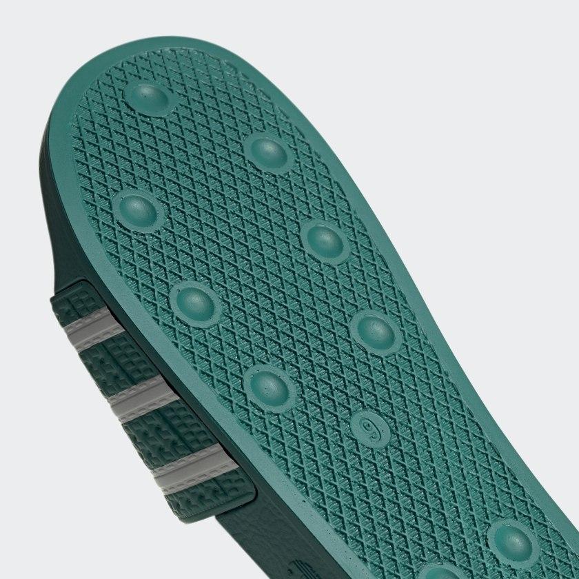 ADILETTE SLIDES GLORY GREEN / CLOUD WHITE / GLORY GREEN - Discount Store