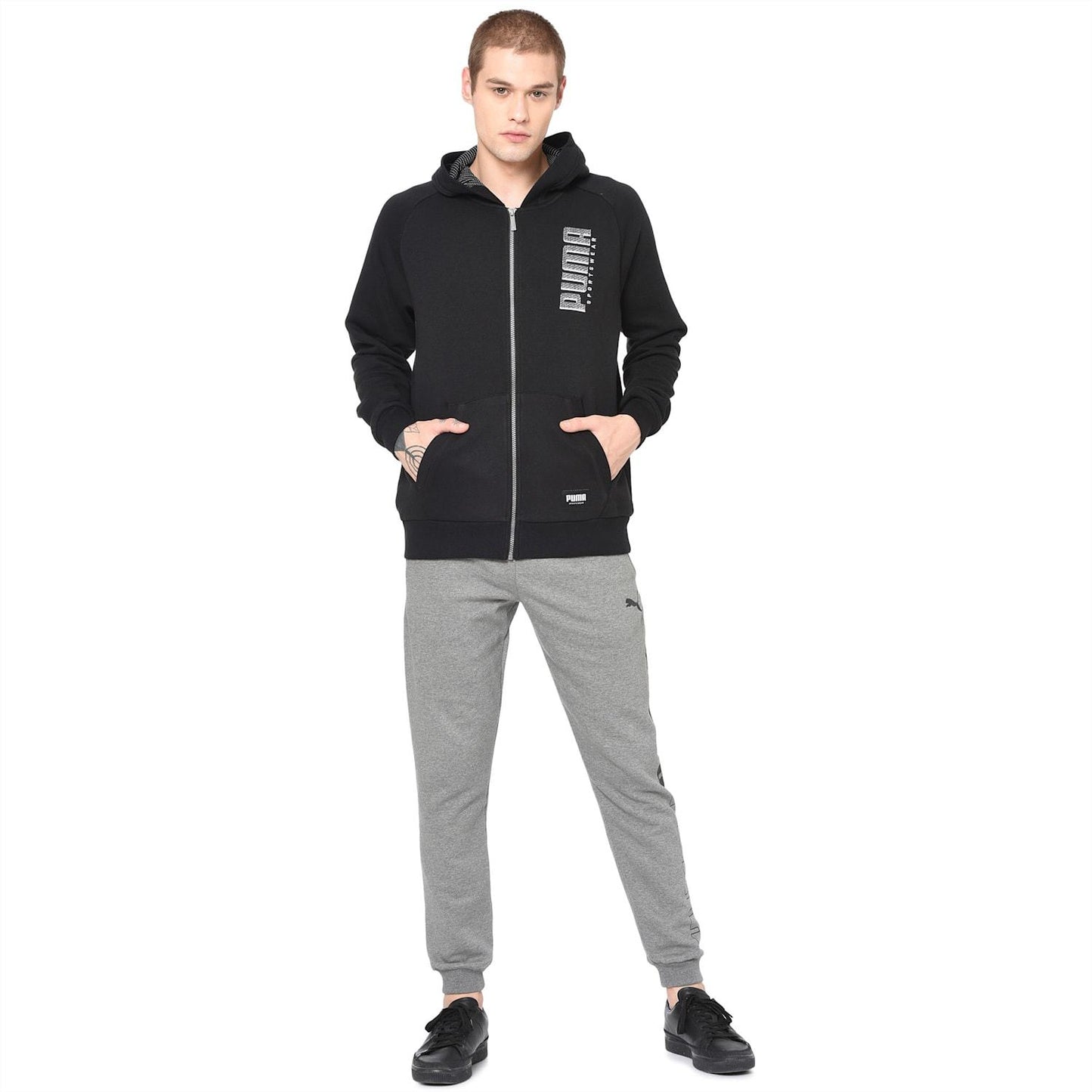 Athletics Fleece Zip-Up Men's Hoodie-582116-01 - Discount Store