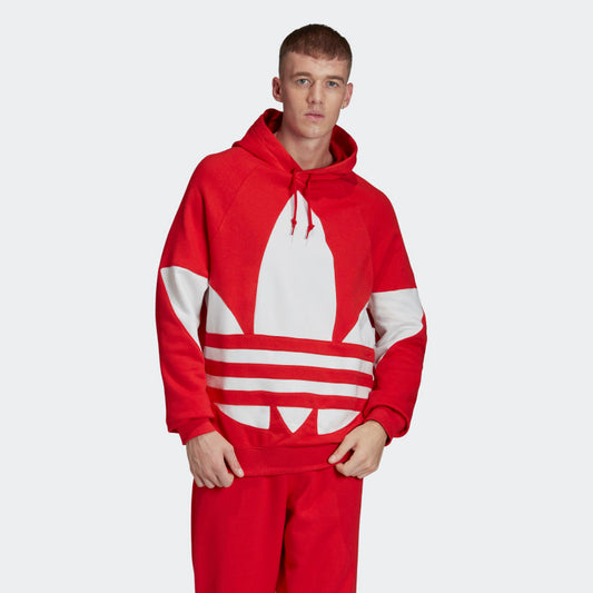 BIG TREFOIL HOODIE Lush Red-Fm9907