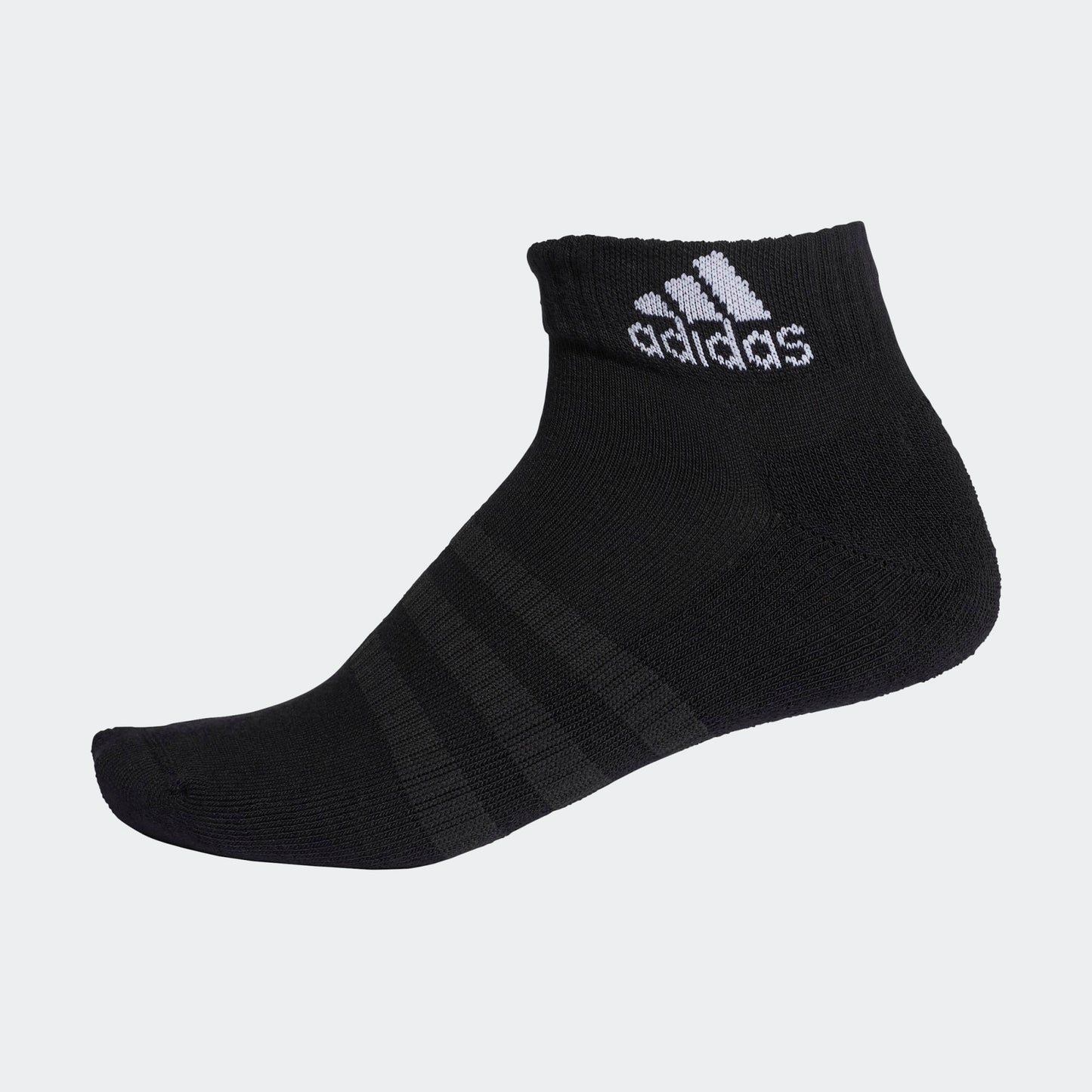 CUSHIONED ANKLE SOCKS Black / Black / White-Dz9368