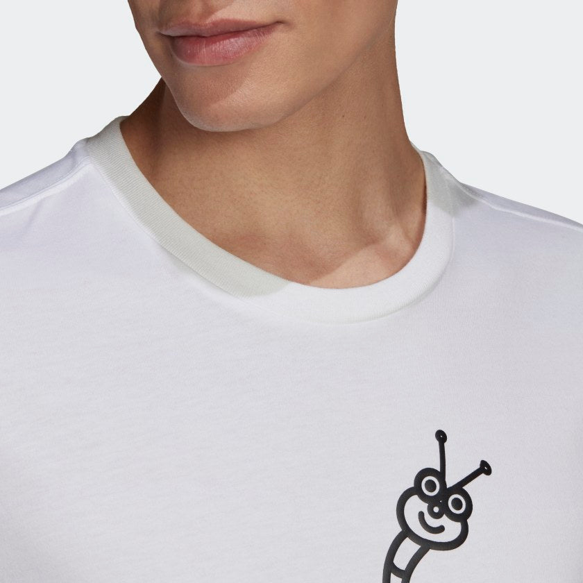 WORM SHOE PRINT TEE White-gn2155