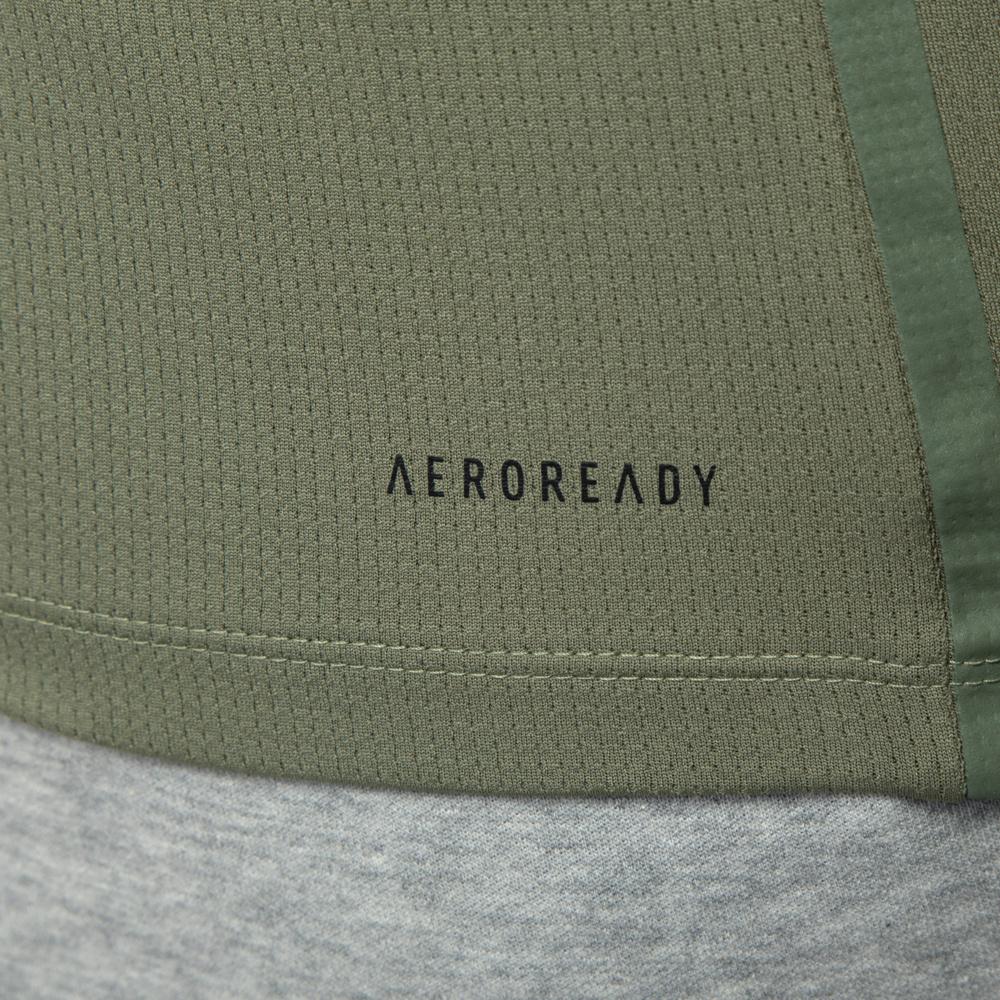 MEN'S ADIDAS TRAINING AEROREADY 3-STRIPES TEE - Discount Store