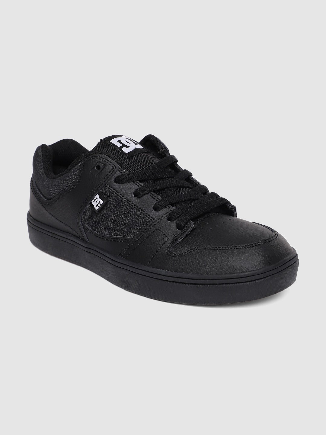 Men Black Leather Sneakers-ADYS100225(XKSW)