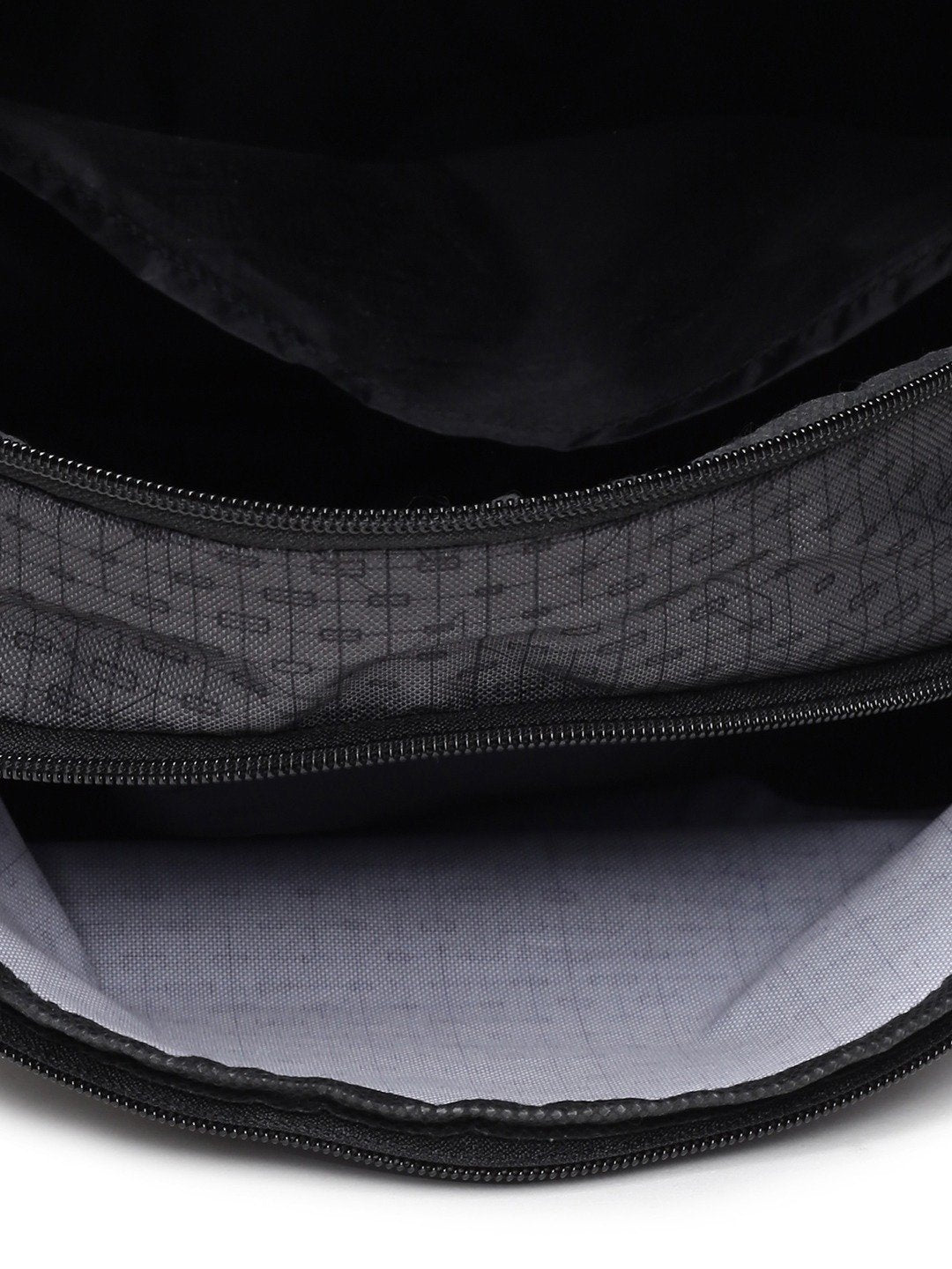 Unisex Black & Grey Colourblocked Backpack-07549501 - Discount Store