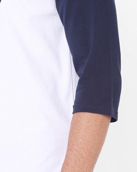 Typographic Print Raglan Sleeves - Discount Store