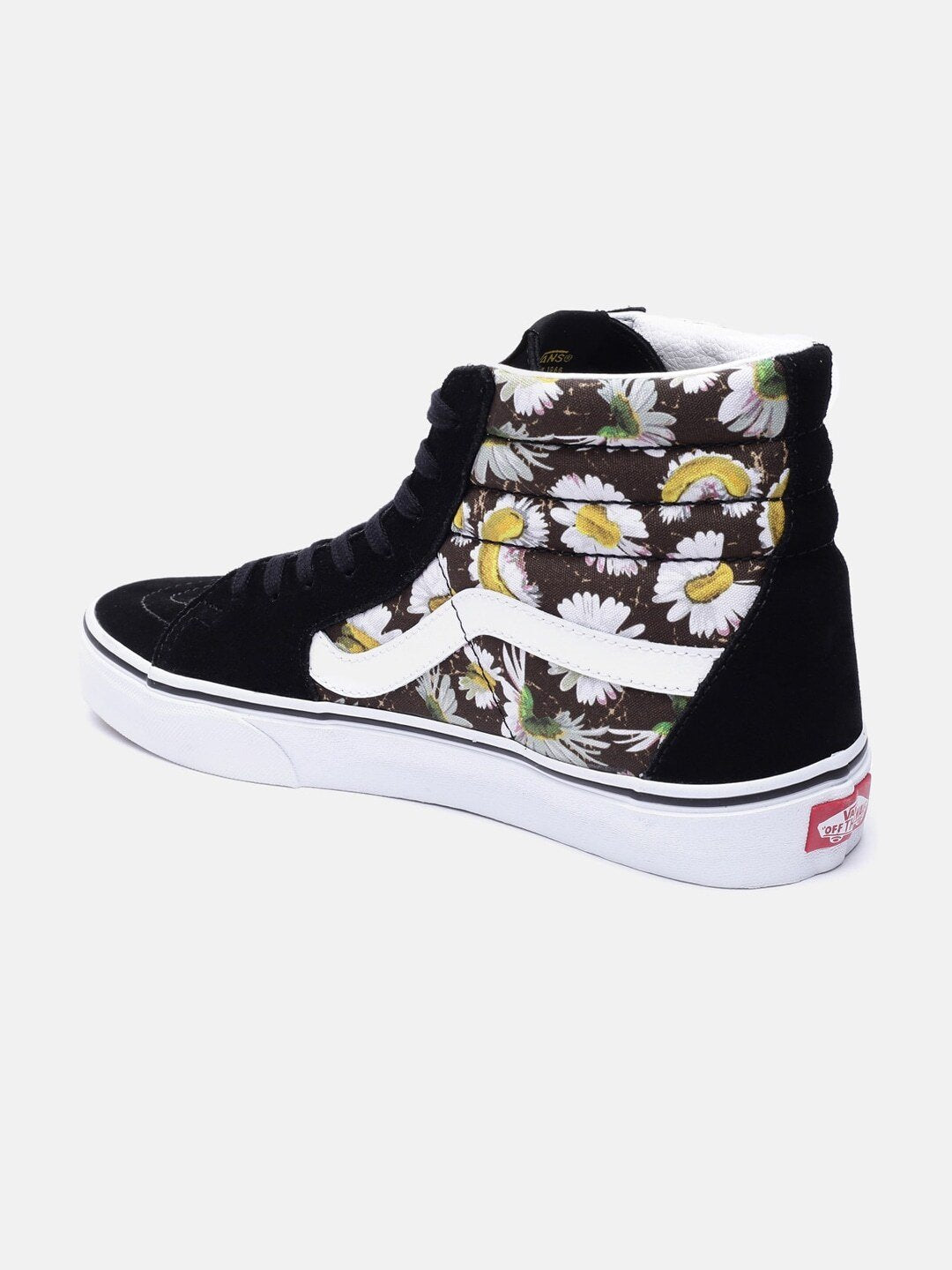 Unisex Black Printed High-Top Sneakers-71002850