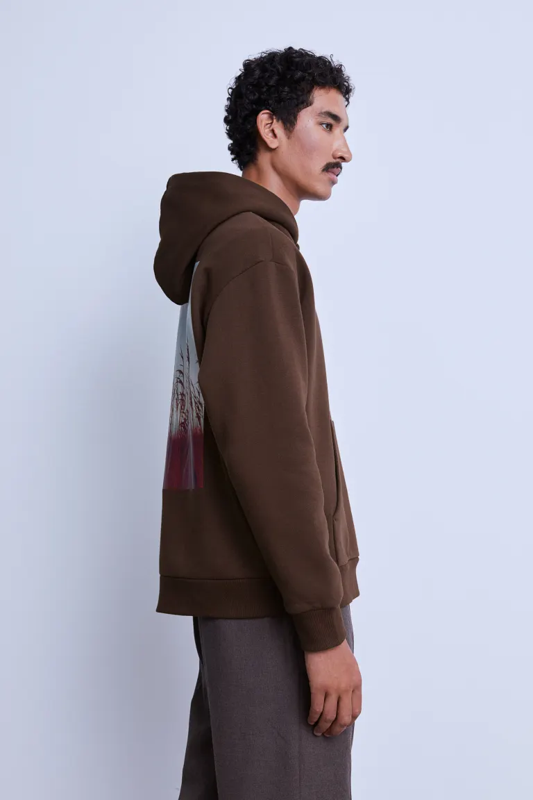 Relaxed Fit Hoodie-1070935007