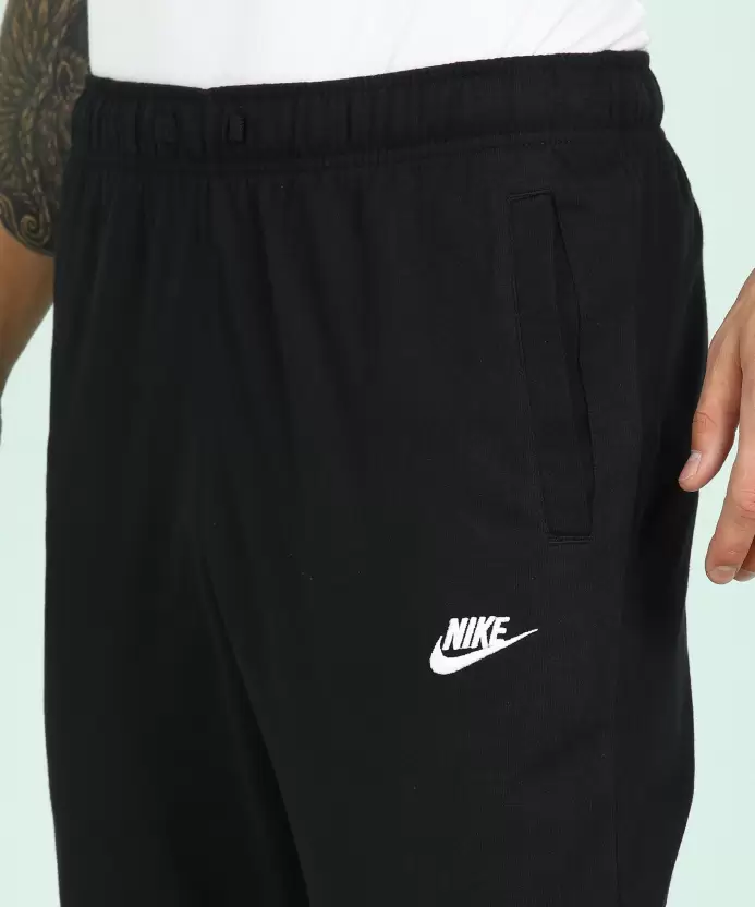 Solid Men Black Track Pants-Bv2763-010