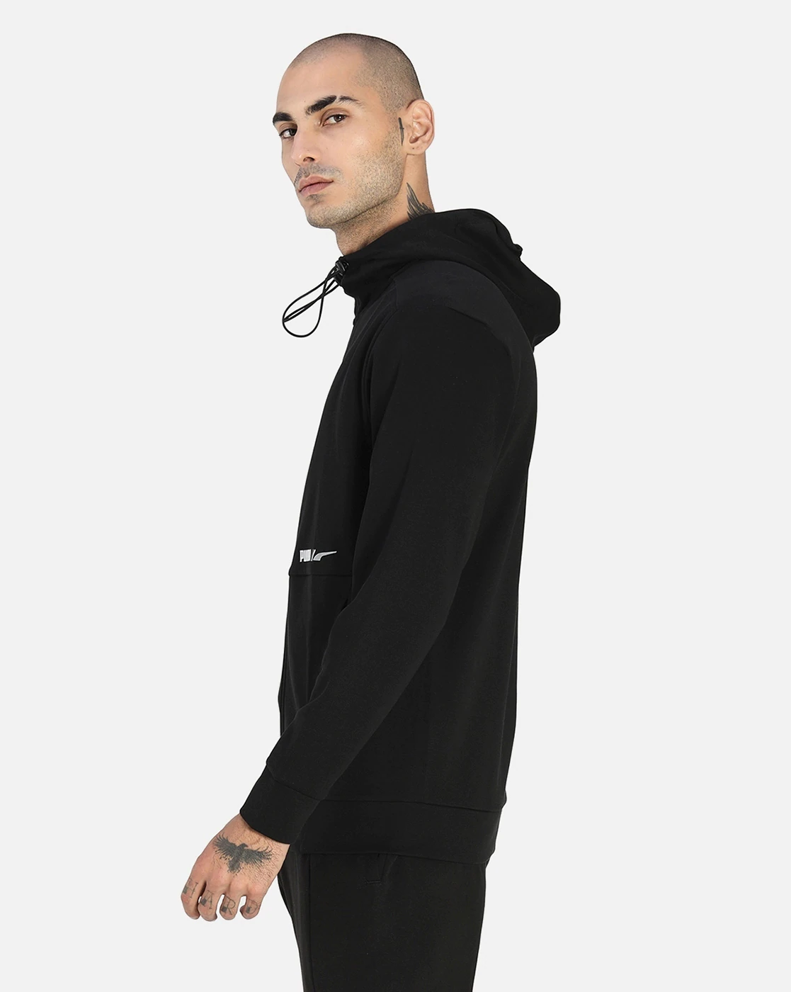 Zip-Front Hoodie with Kangaroo Pockets-589388 01