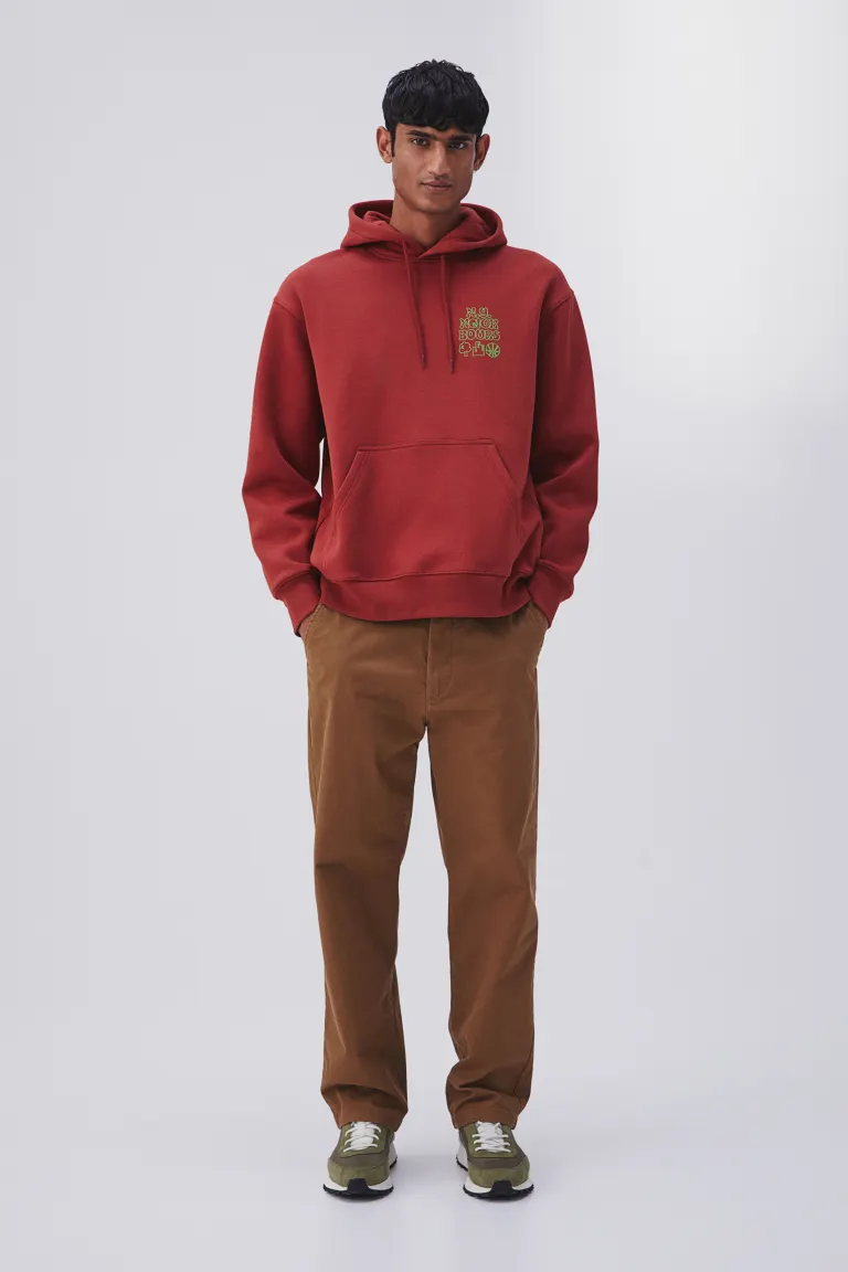 Relaxed Fit Hoodie-10196790380