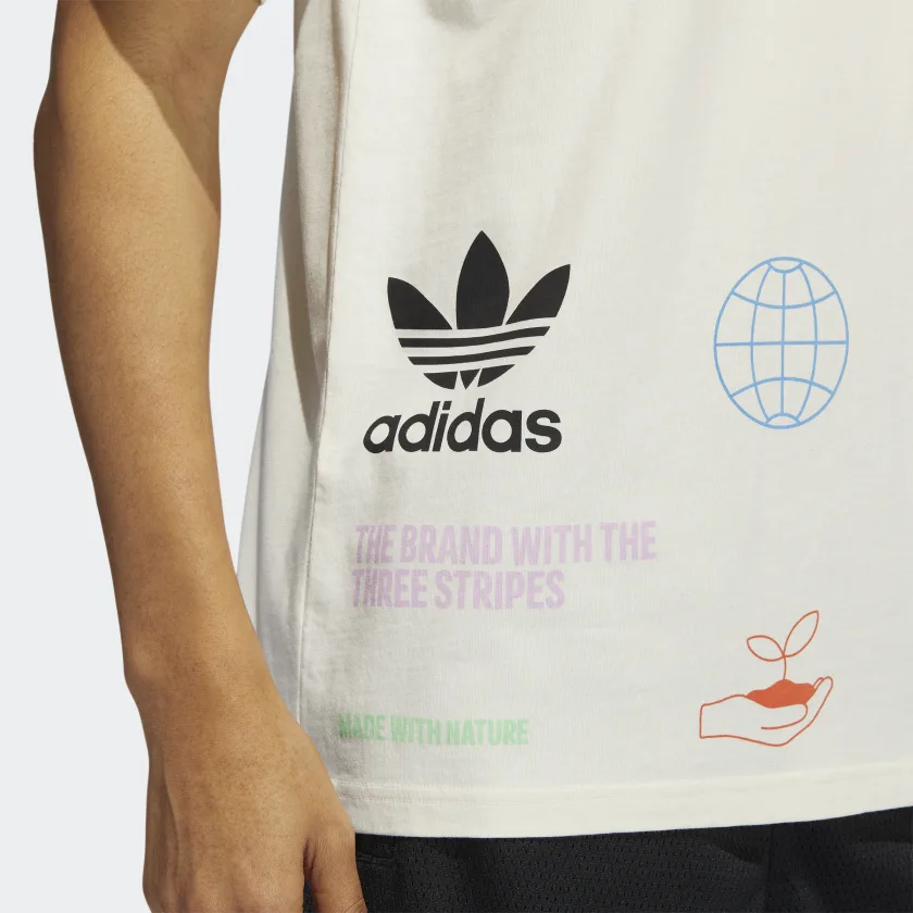 MADE WITH NATURE MULTI LOGO TEE-Hi2963