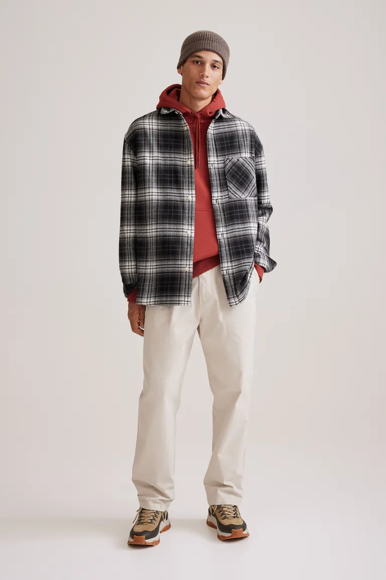 Cotton twill shirt-1083896001