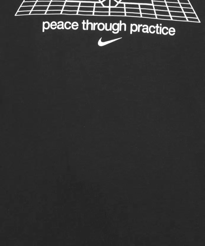 Dri-FIT Men Typography Round Neck Black T-Shirt-Dd6926-010