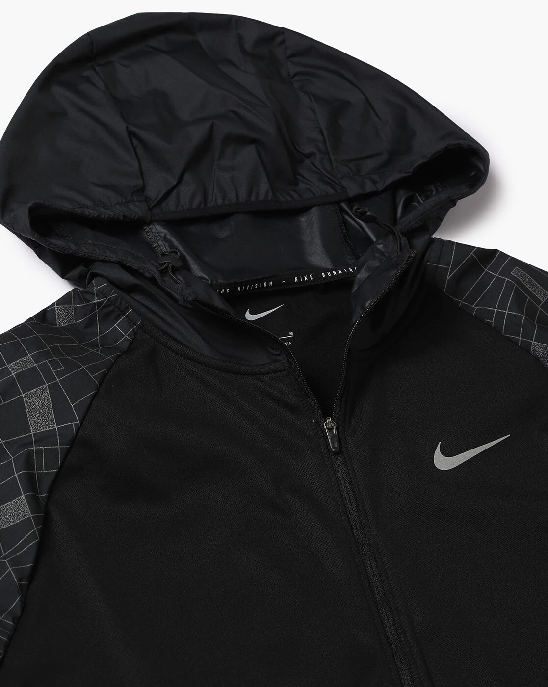 Printed Zip-Front Hooded Jacket-Dq6488-010