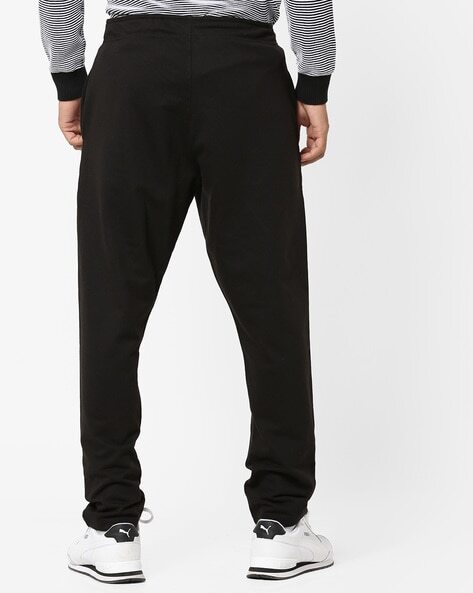 Slim Fit Track Pants with Drawstring-6969