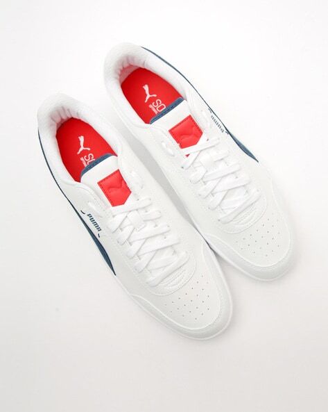 Ferrari Style Court Legend Lace-Up Casual Shoes-306538 02