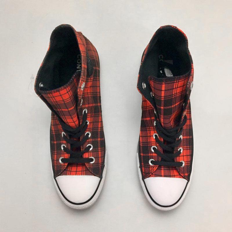 Converse CT AS Hi Sepatu Sneaker Pria - Bright Poppy Black-162397C