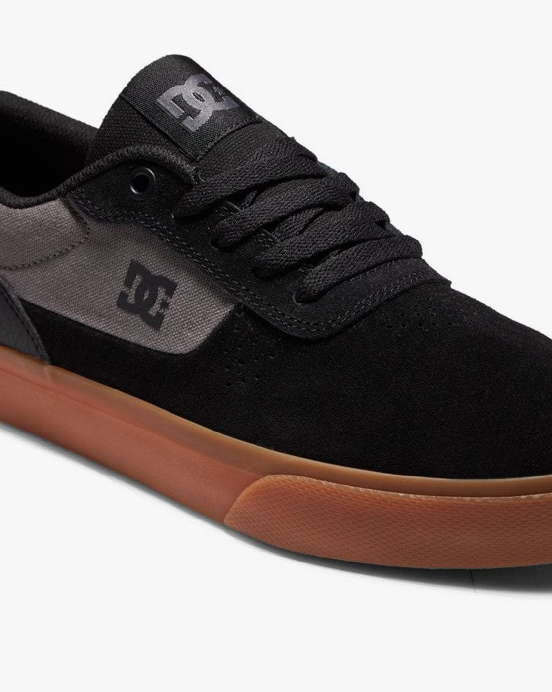 Switch Panelled Lace-Up Shoes-adys300431-bkd