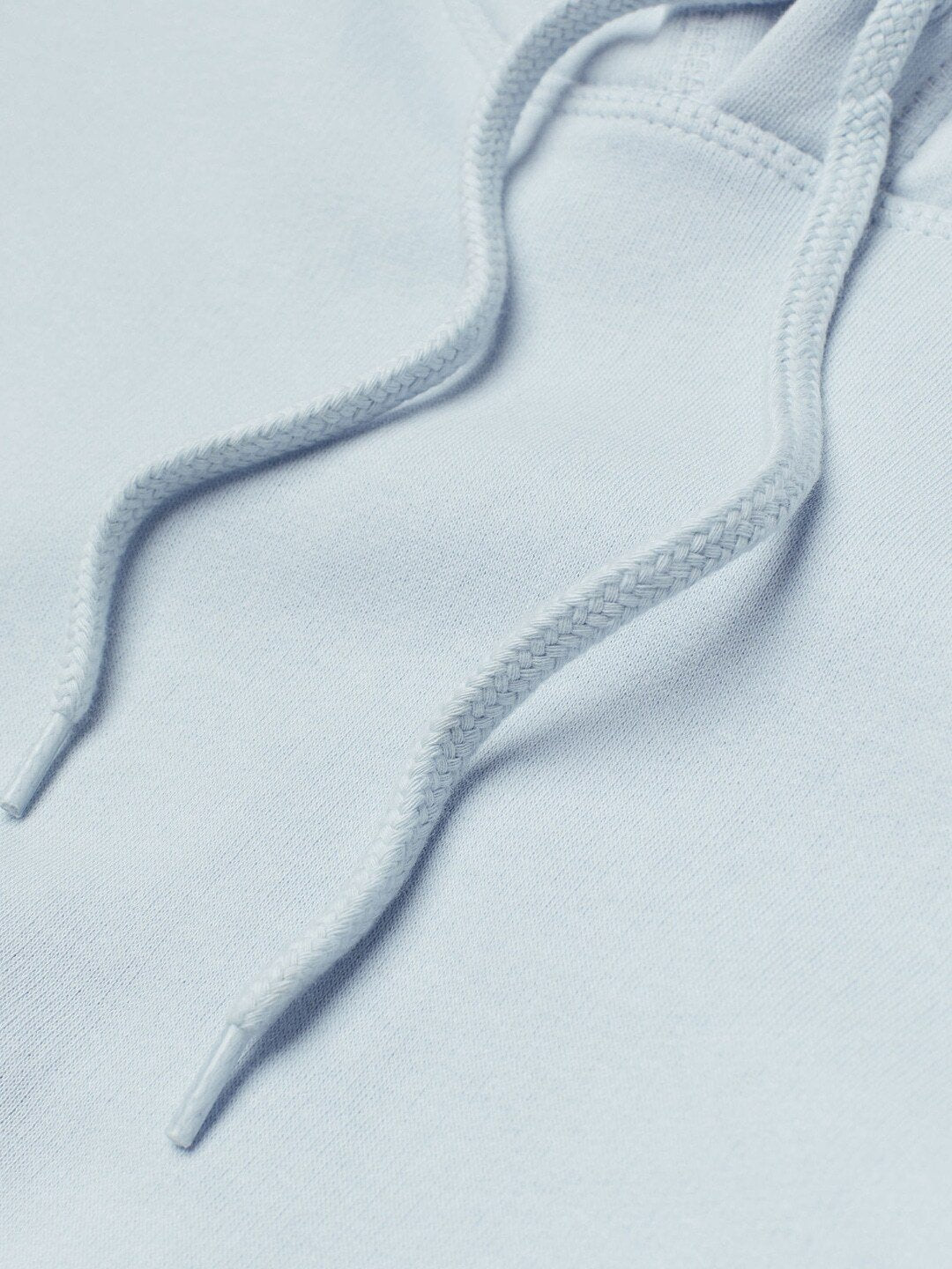 Men Light Blue Relaxed Fit Hoodie-0685814084011