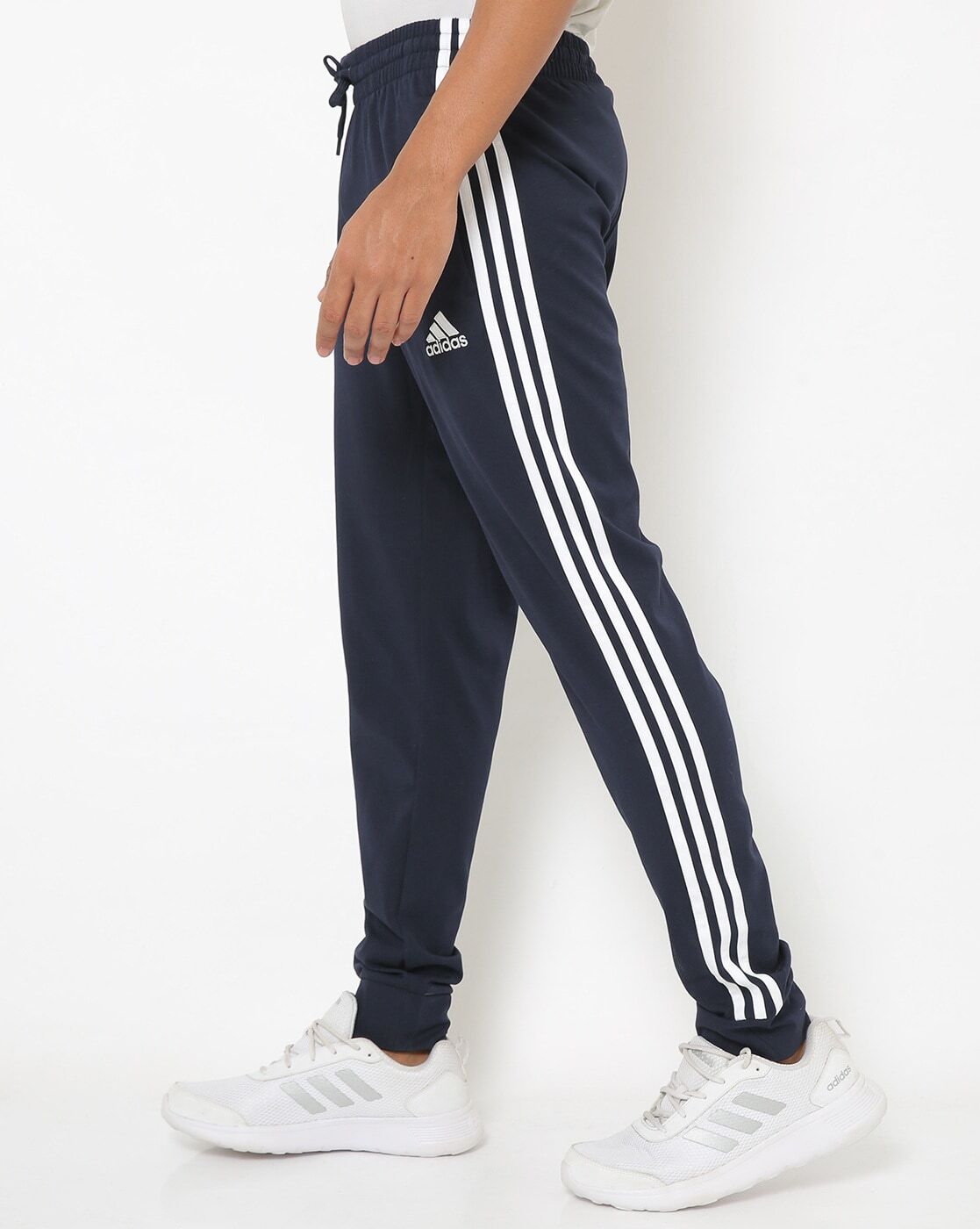 Track Pants with Contrast Stripes-Hb0945