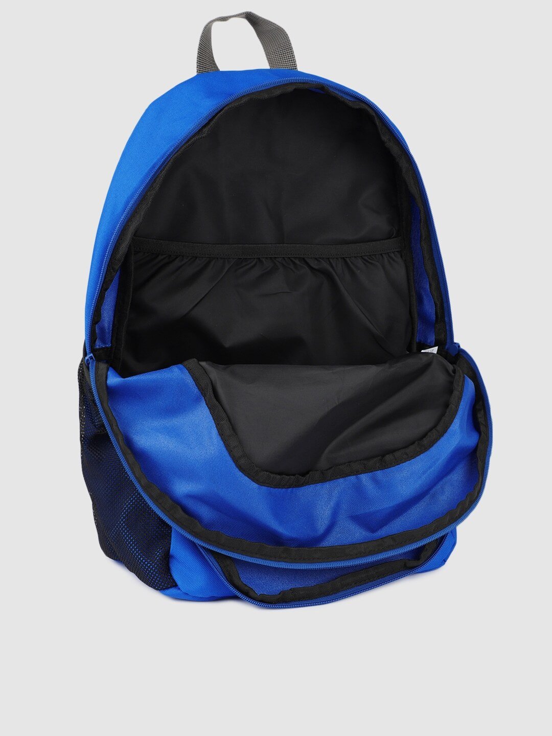 Unisex Blue Solid Basic Laptop Backpack-07554207 - Discount Store