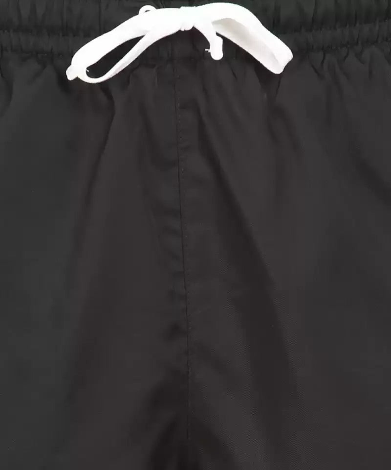 Solid Men Black Sports Shorts-At5289-010