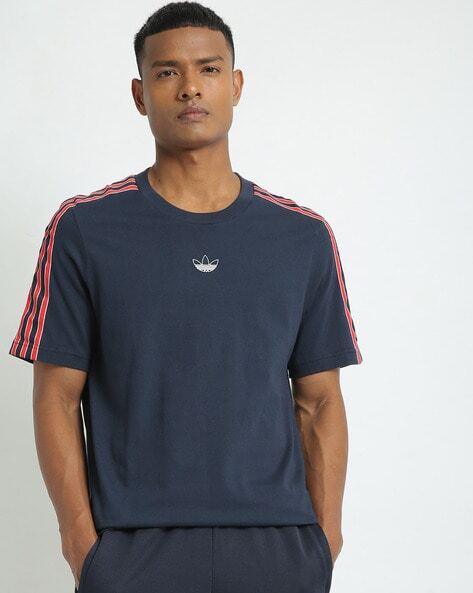 SPRT Crew-Neck T-shirt with 3-Stripe-Gn2420