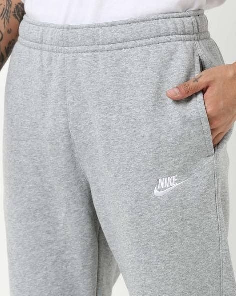 Heathered Joggers with Elasticated Drawstring Waist-BV2672-063