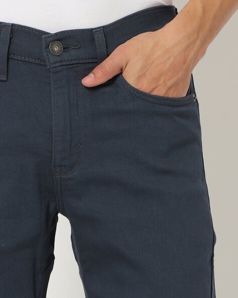 Dyed Mid-Rise Skinny Jeans-69861-0005
