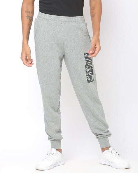 Heathered Joggers with Slant Pockets-581464 03