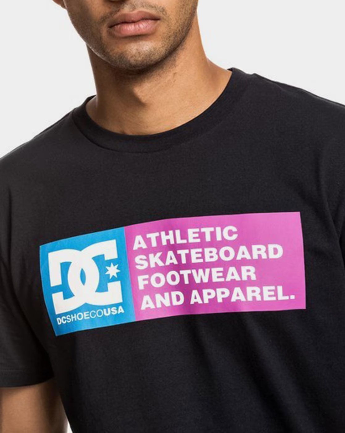 Vertical Zone Brand Print Crew-Neck T-shirt-Edyzt03904